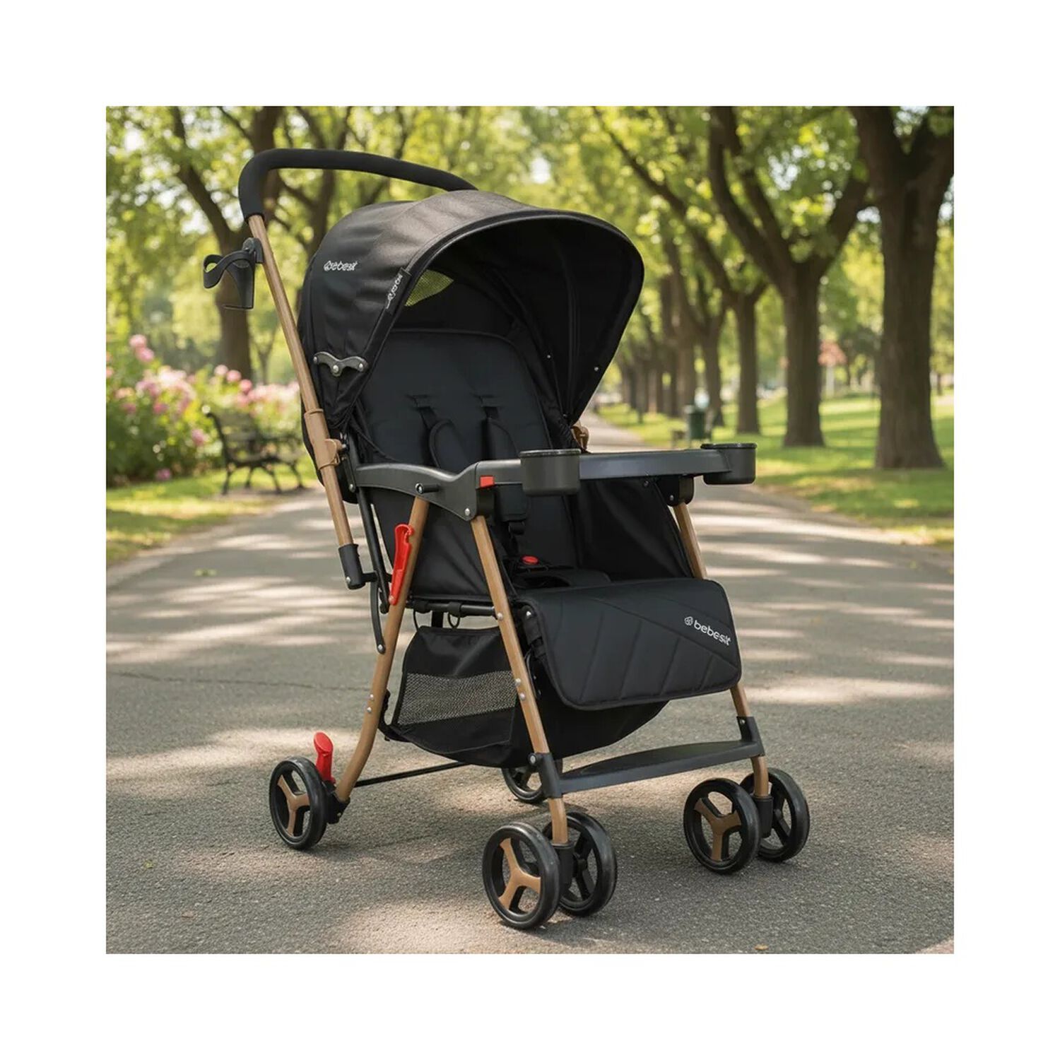 Coche Paseo Twister Gold Negro image number 1.0